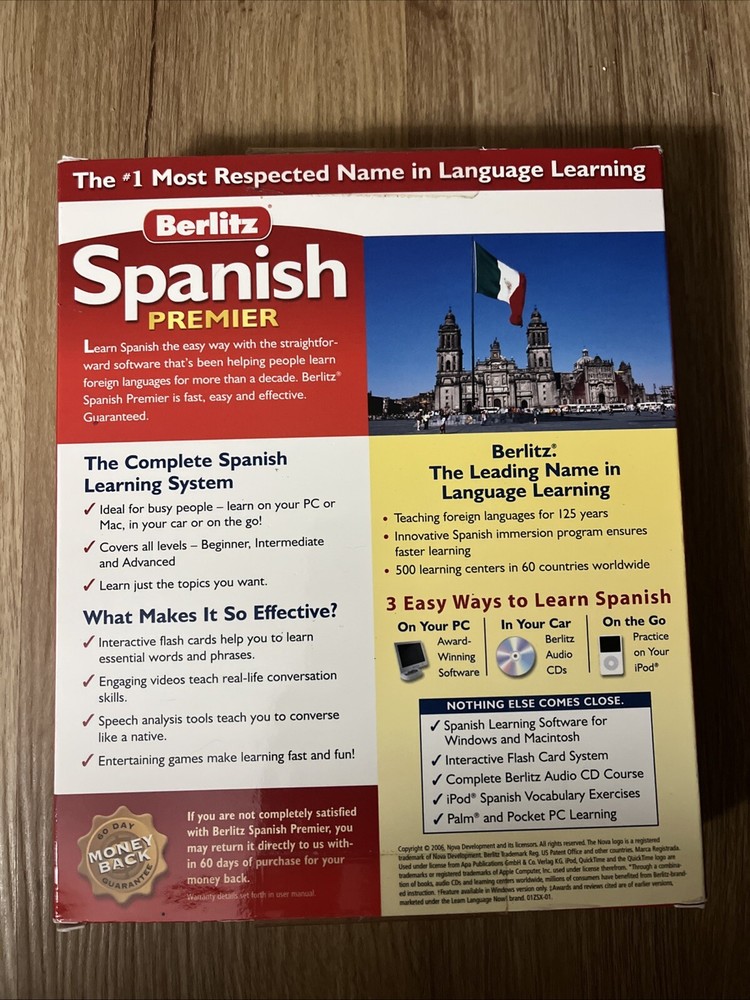 Nova Development US Berlitz Spanish Premier NEW