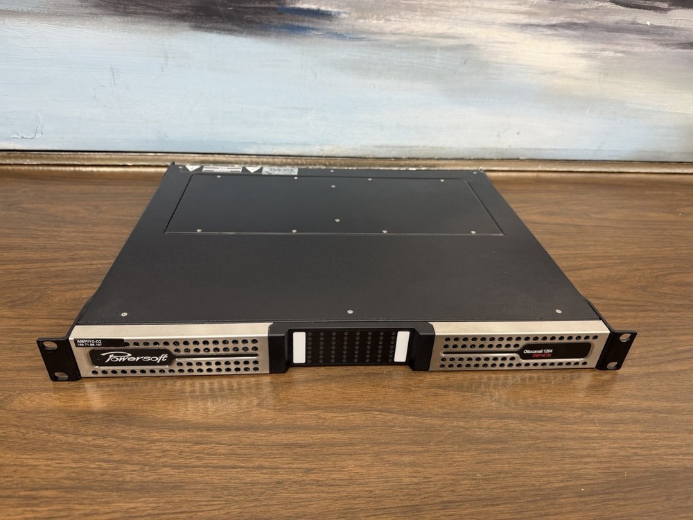 Powersoft Quattrocanali 1204 DSP+ETH Power Amplifier Working Great