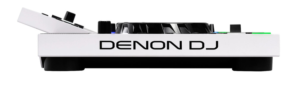 Denon DJ SC LIVE 4 WHITE - 4-Deck Standalone DJ Controller with 7” Touchscreen,