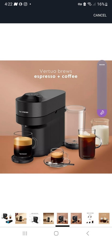 Nespresso Vertuo Pop+ Iced Coffee Kit