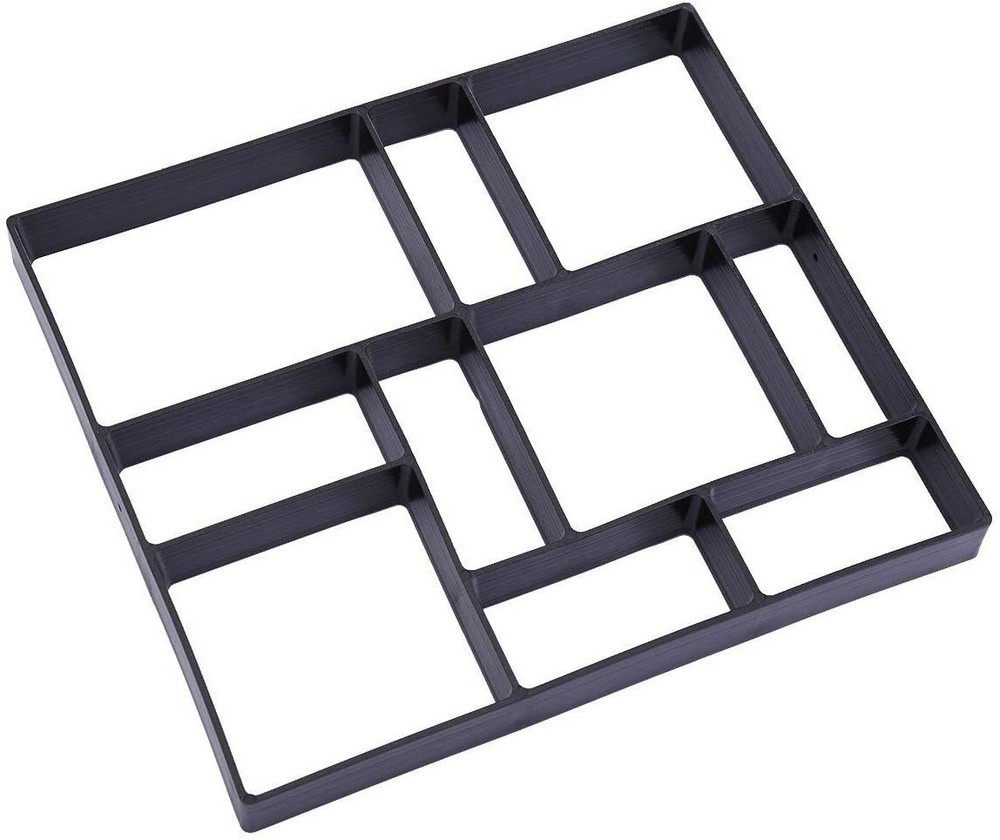 Grid Driveway Paving Pavement Mold Concrete Stepping Stone Path Maker NEW