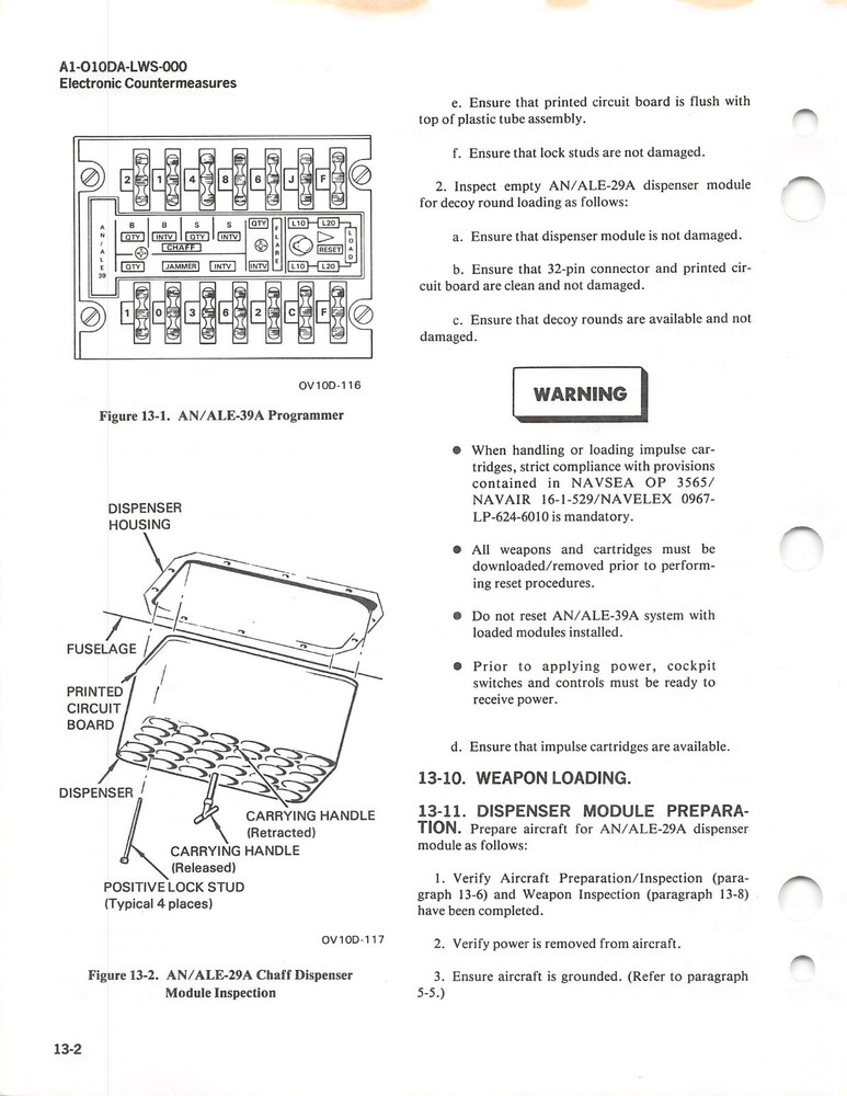 OV-10D 1992 Airborne Weapons/Stores Loading Manual Flight Manual - CD