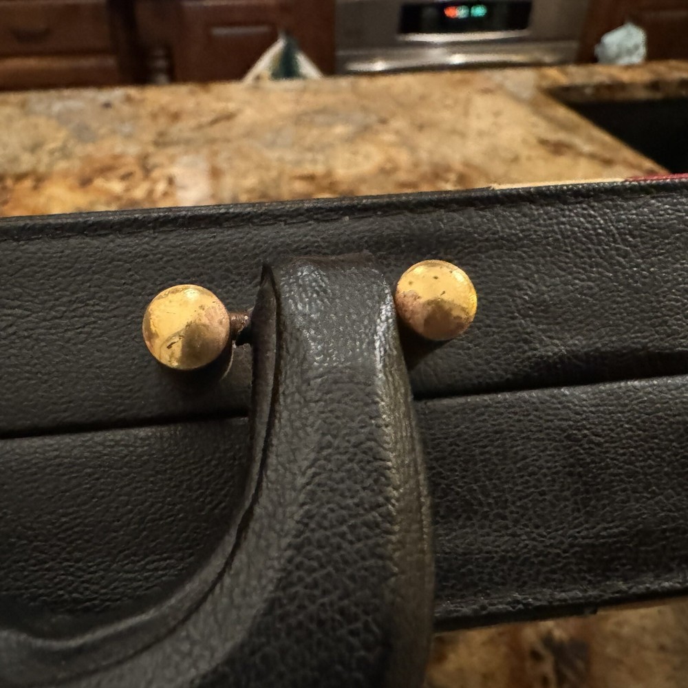 VTG Backgammon Set Bakelite 32 Red Cream Pieces