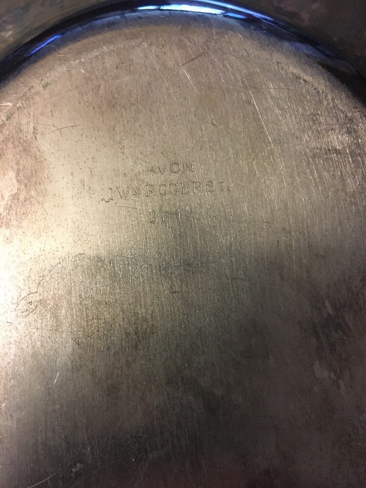 Avon Wm. Rogers Silver Platter Bowl