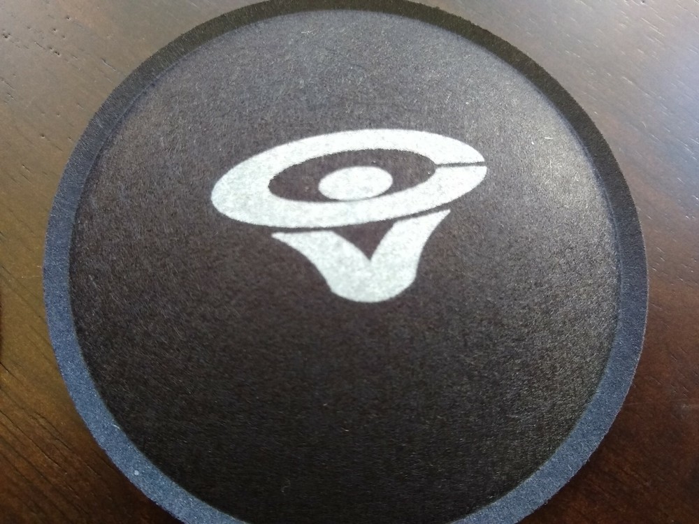 2 CERWIN VEGA STYLE 3.75" FELT DUST CAPS 95mm