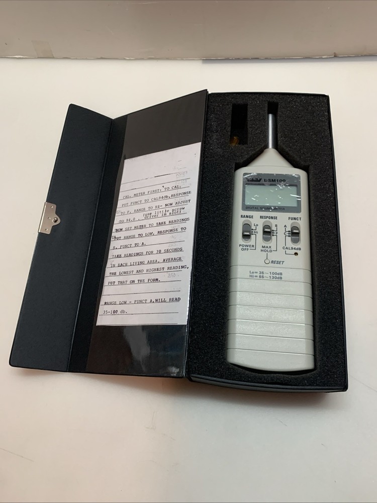 Sound Meter, UEI Test Instruments DSM100 Digital, NOS, Tested