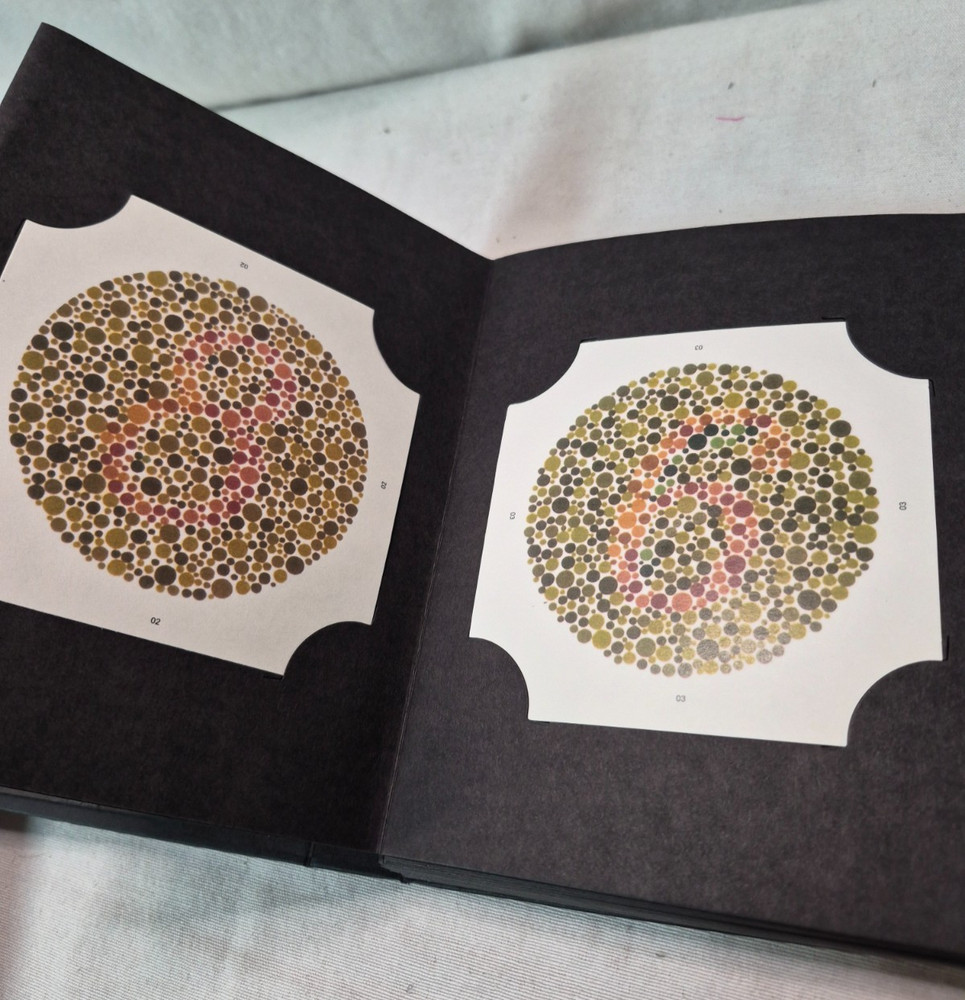 Ishihara Type Test For Colour Blindness Eye Testing 38 Plates