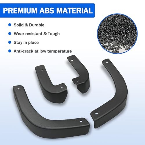 Mud Flap Deletes for Chevy Silverado - Front & Rear Mud Flap Replacement Kit