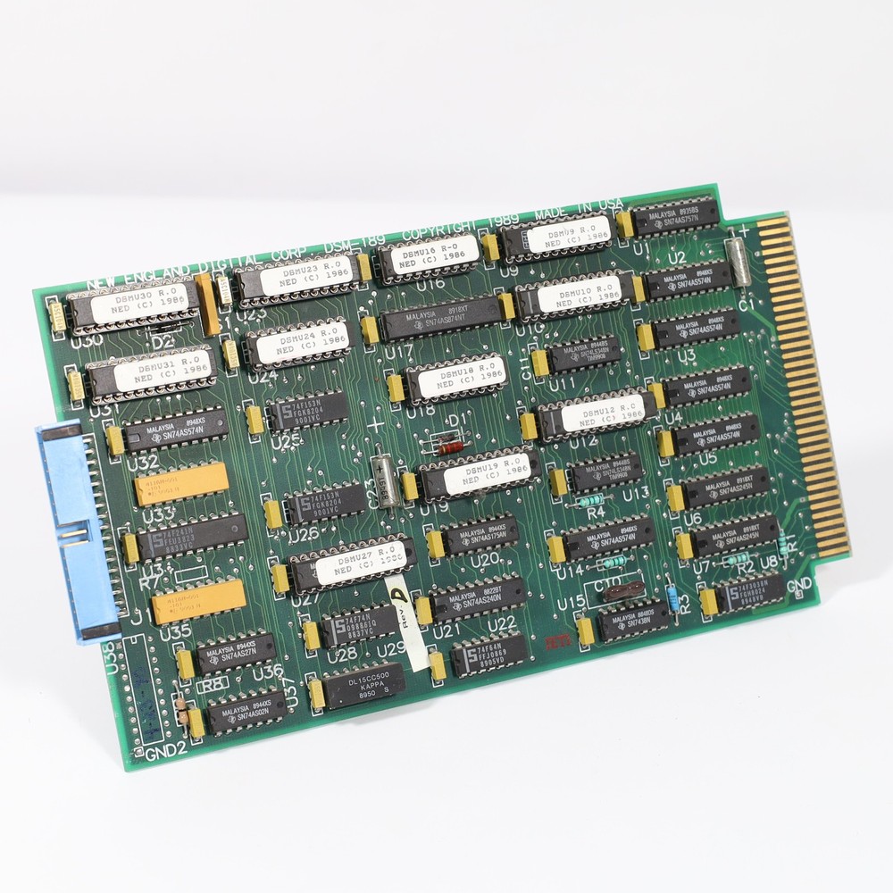 New England Digital Synclavier DSM Computer Bin Card