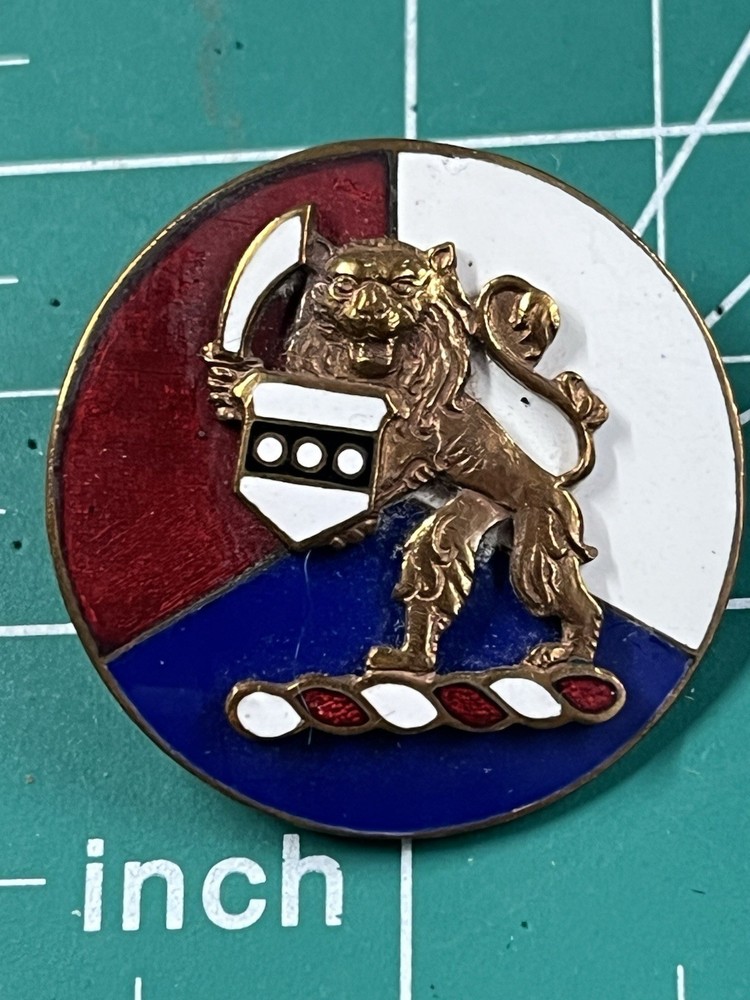 WWII Era 28th Infantry Division Headquarters DUI DI Crest Pin