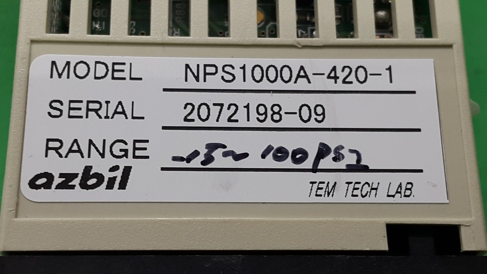 azbil nps1000a-420-1 Multifunction Compact Digital Display, USED