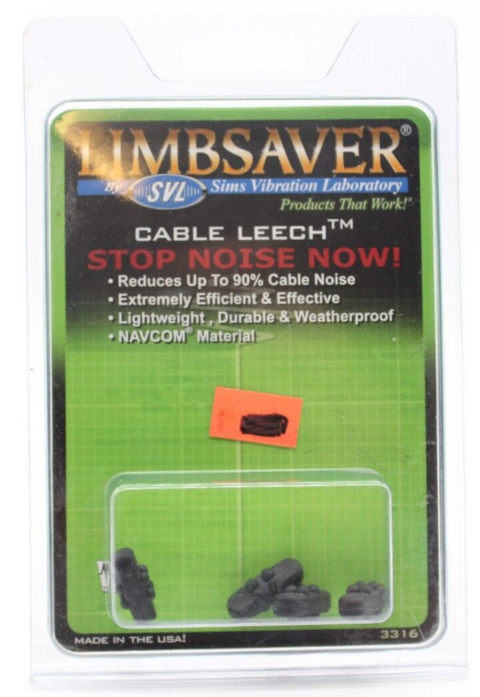 LimbSaver 3316 Cable Leeches Lightweight Noise & Vibration Bow String Dampener