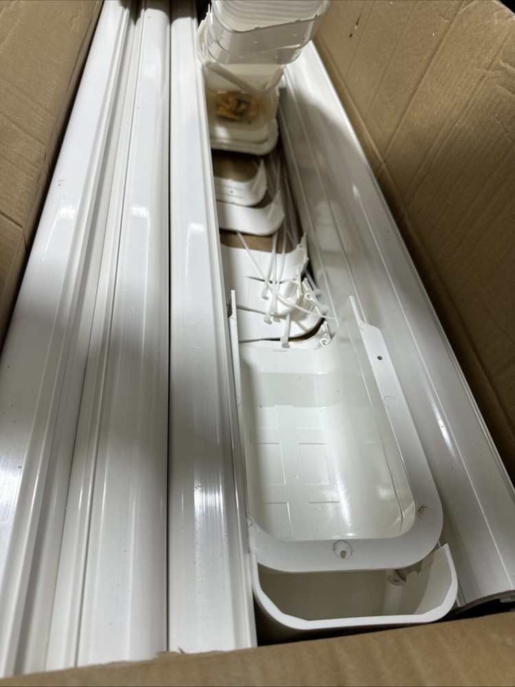 4''x 7.6m Mini Split Line Cover Set Kit, Ductless Pipe Cover For Mini Split Sys.