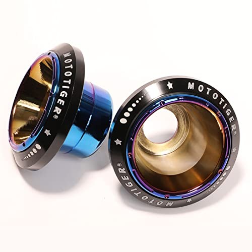 Motorcycle Frame Slider: Scooter Frame Sliders for Front Fork CNC Blue-Black
