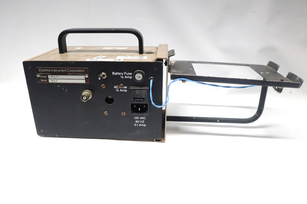 Eberline RM-14S Count Rate Meter And Attached Holder