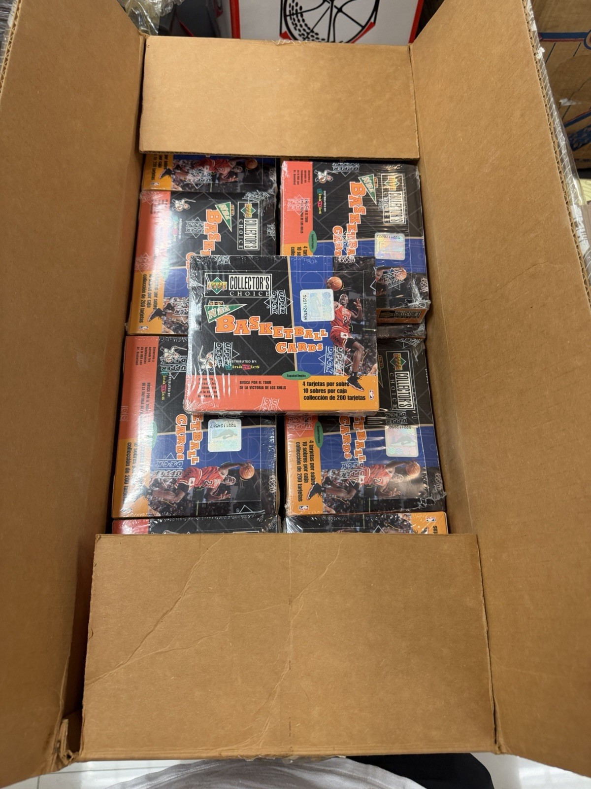 1996-97 English/Spanish Upper Deck Collectors Choice Factory Sealed NBA Cards