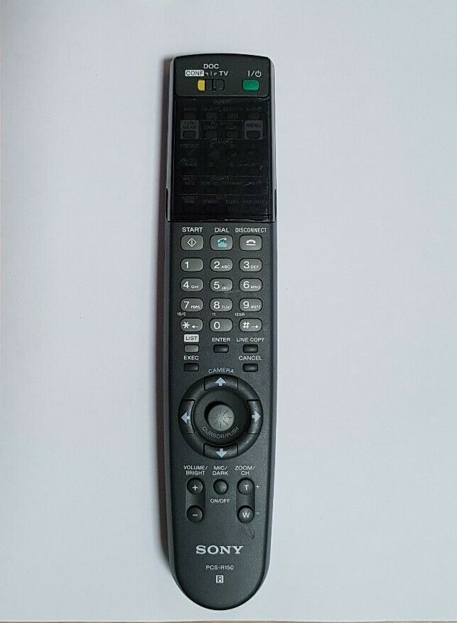 SONY PCS-R150 REMOTE CONTROL BLACK WITH JOYSTICK IN GOOD CLEAN CONDITION