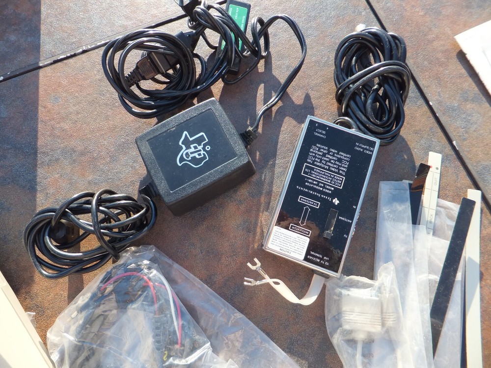 Vintage Texas Instruments 99/4A Personal Computer Manuals, Adapter & Extras