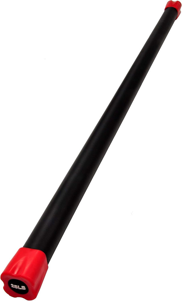Total Body Weighted Workout Bar Exercise Bar Multiple Sizes 25lbs