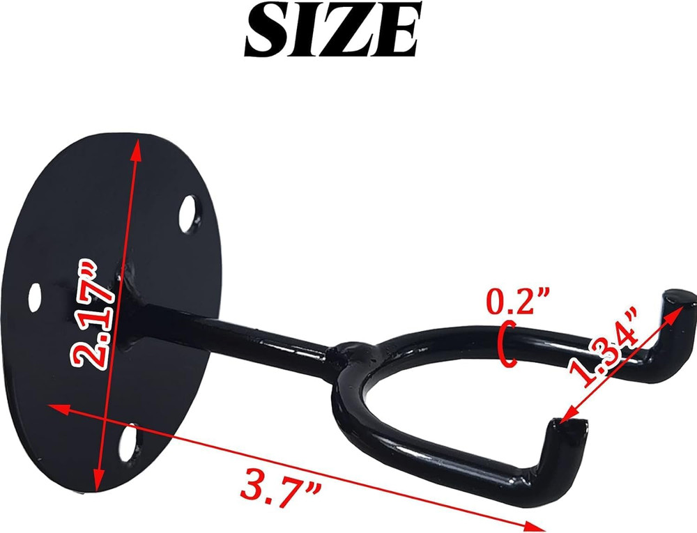 4PCS Baseball Bat Display Holders - Multipurpose Sturdy Wall Mounted Rack for Me
