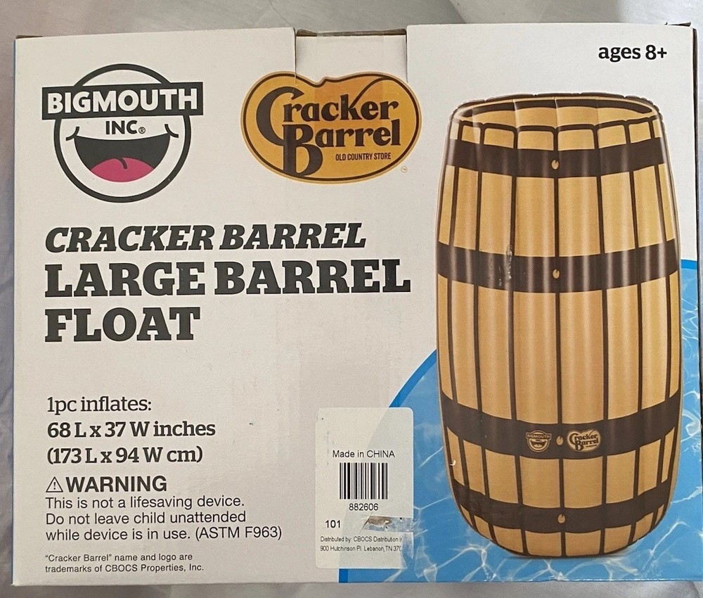 Cracker Barrel Large Float 68”x37”