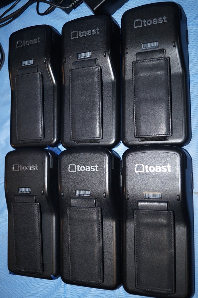 Toast POS Systems Touchscreen Terminal, 6 Handheld System, 3 Printer UNTESTED
