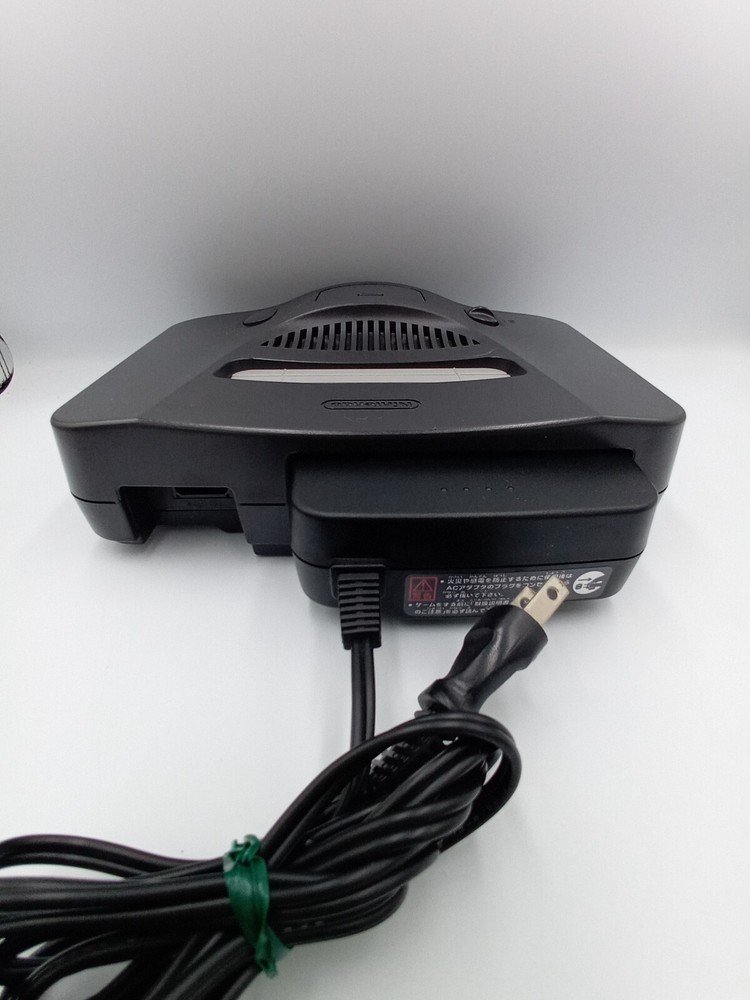 Nintendo 64 Black Console System Boxed Controller Manual N64 NTSC-J CIB Complete