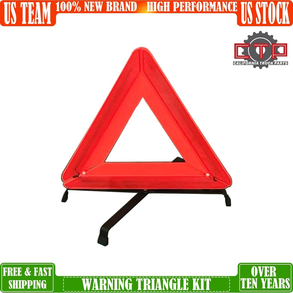 Emergency Safety Warning Triangle Kit , Road Safety Triangle with Warning Lights