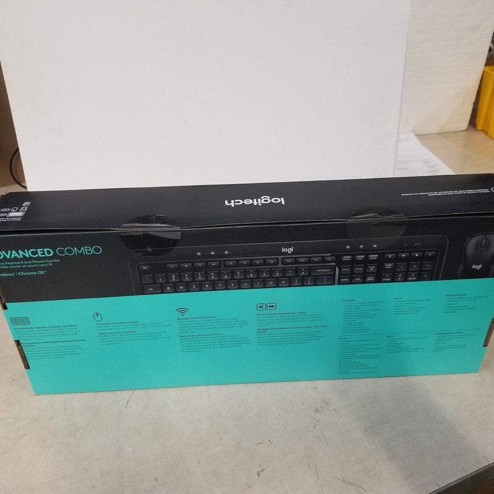 Logitech Advanced Mouse and Keyboard Combo Wireless 920-008981