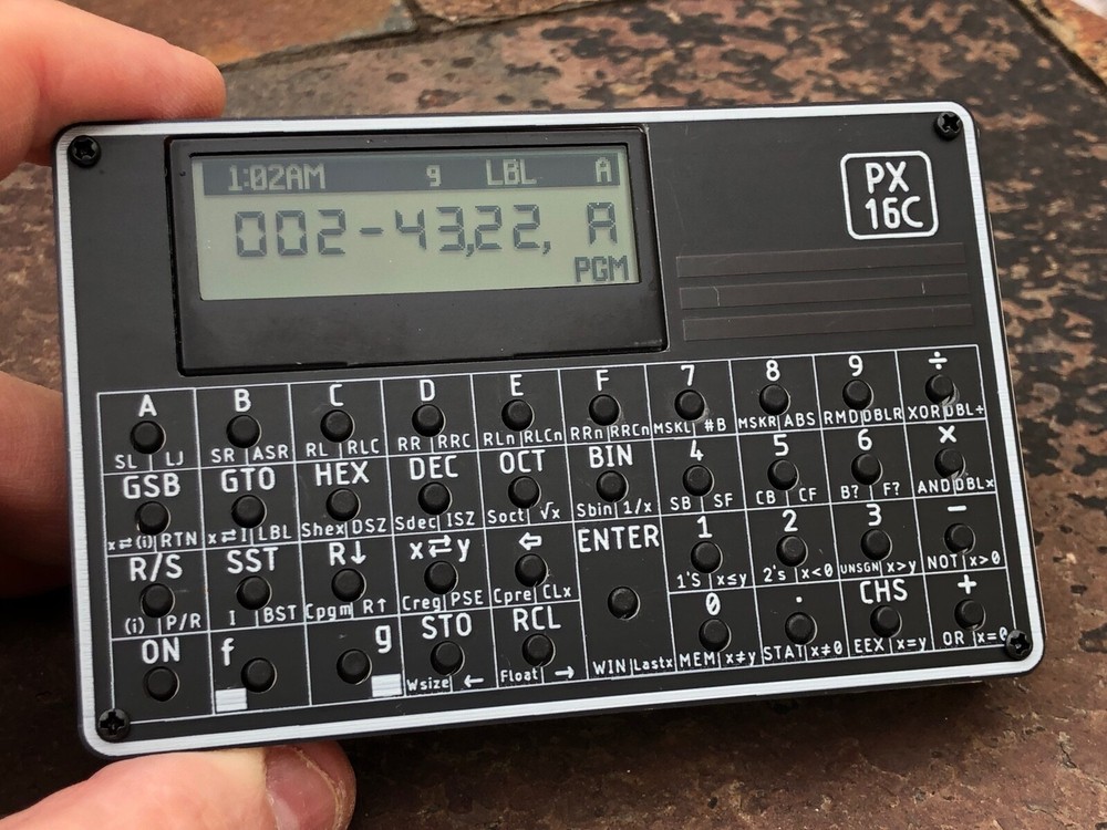PX16C a HP-16C Computer Scientist Calculator kit
