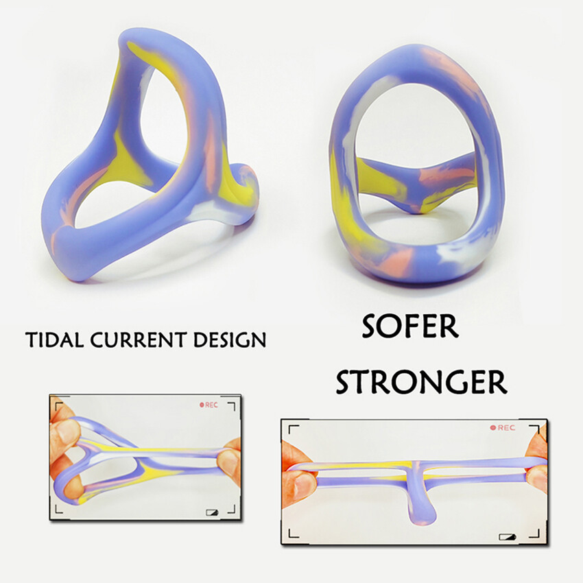 Reusable Ball-Scrotum-Stretcher-Ring-Penis Enhancer Delay Ejaculation for Men