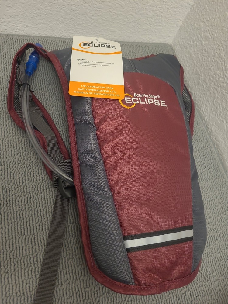 NEW Bass Pro Shops ECLIPSE Hydration Bag Raspberry Color