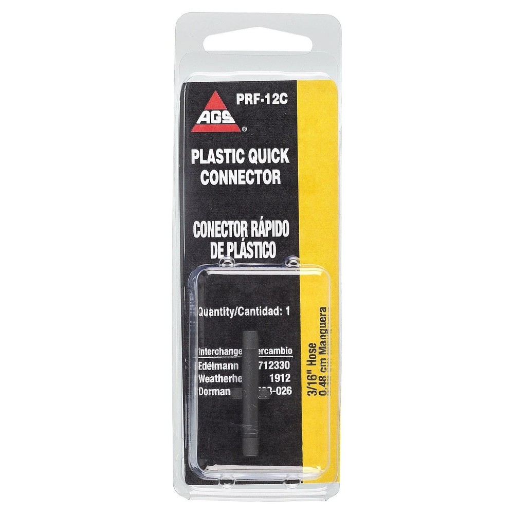 AGS PRF-12C Plastic Quick Connector