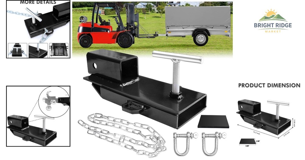 Durable Forklift Trailer Hitch with Easy Installation and Stability Features
