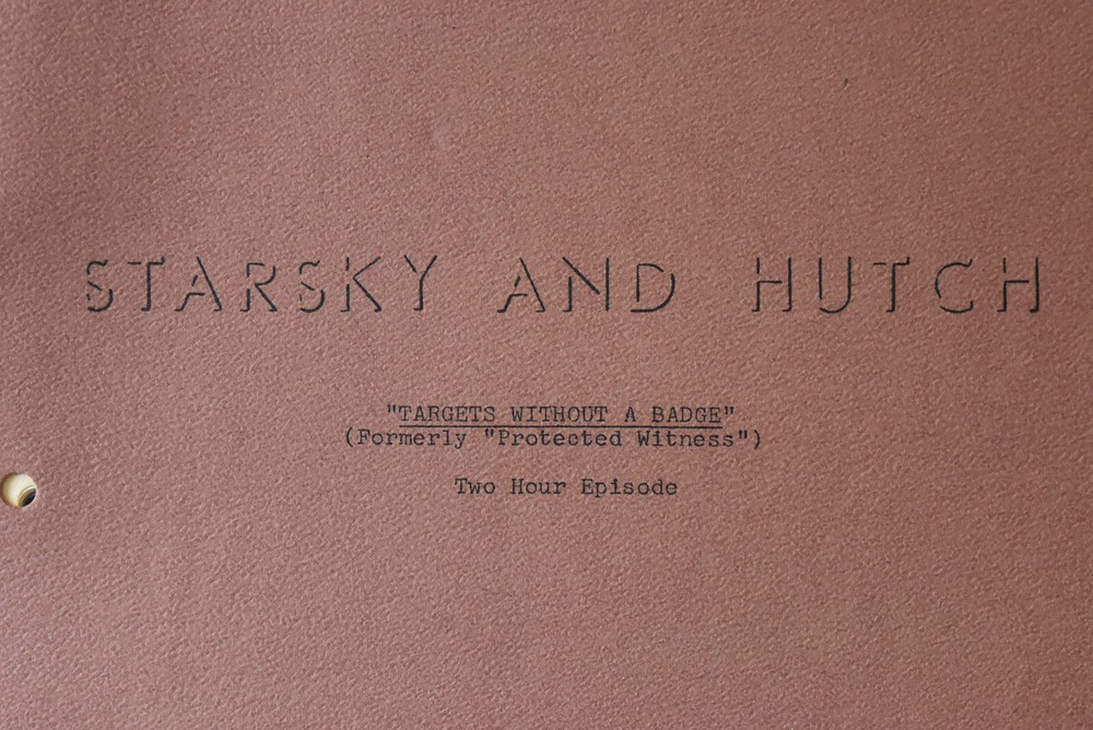 1978 Starsky and Hutch (Targets Without a Badge) Original Second Draft Script