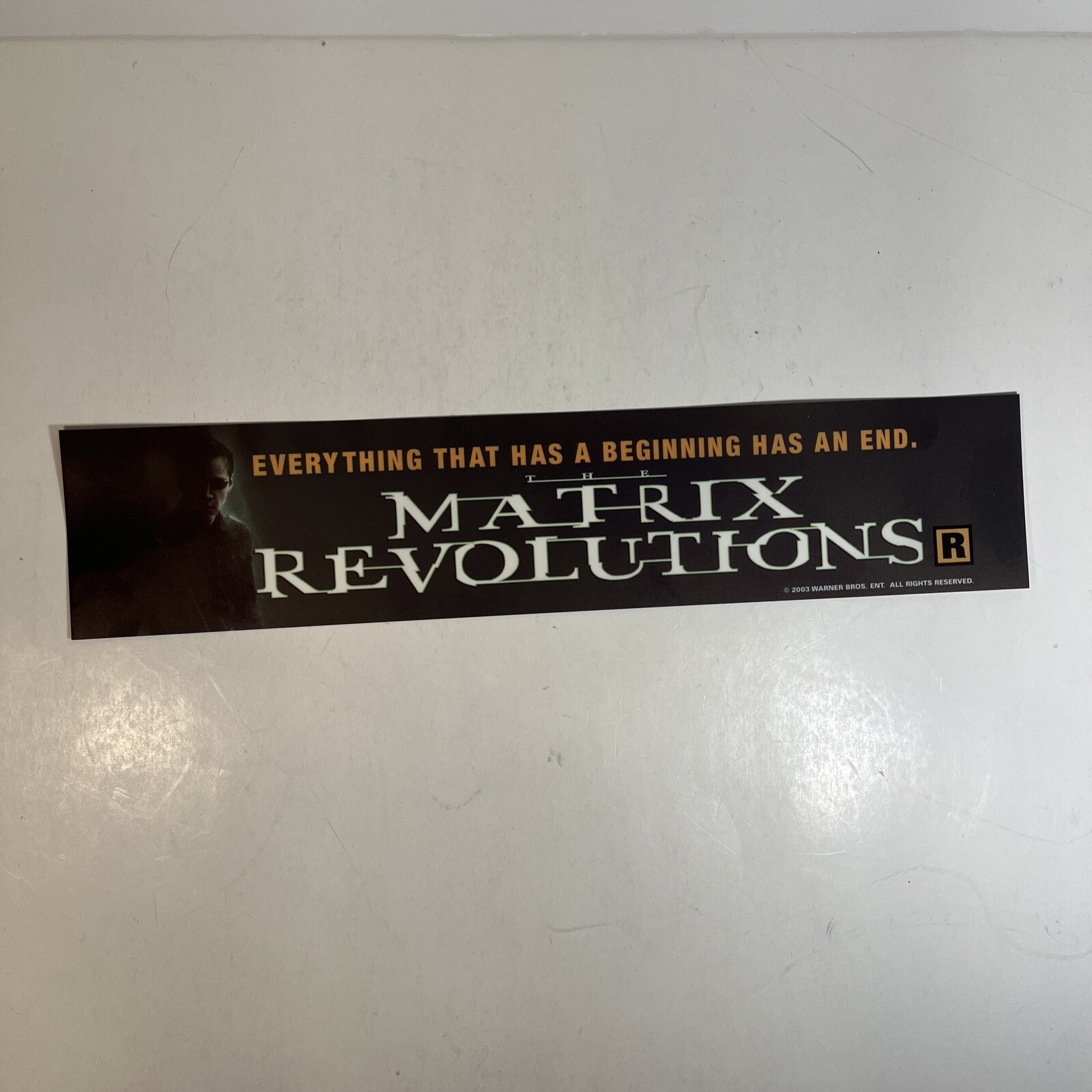 The Matrix Revolutions Movie Theater Mylar Banner 11.5 x 2.25 Inches 2003