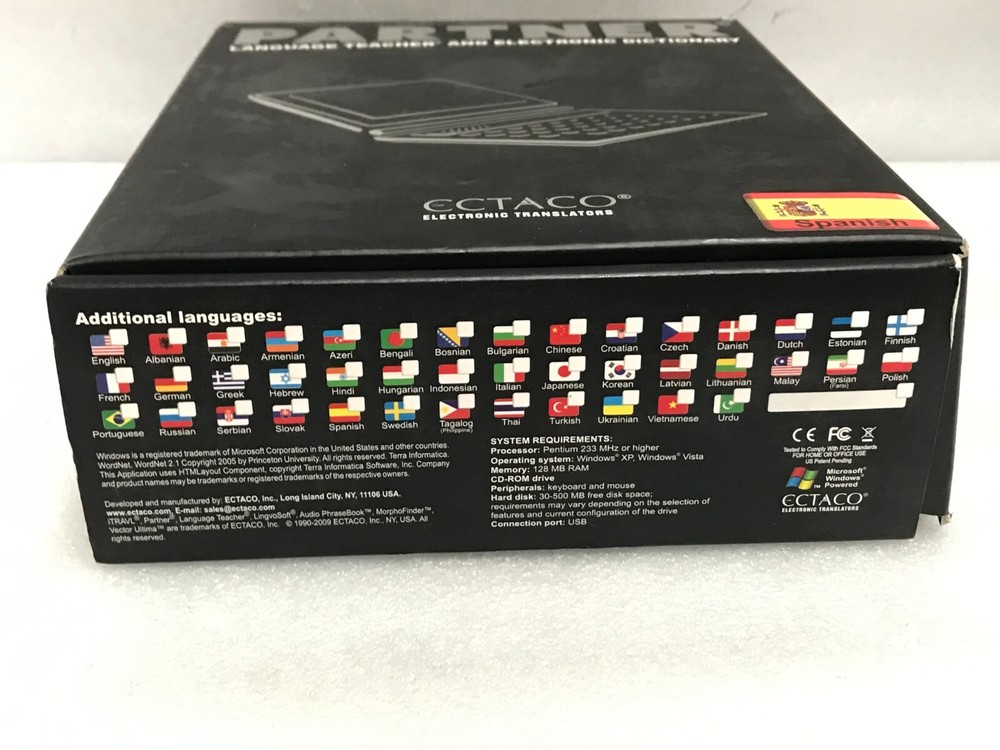 new partner ectaco p900 spanish