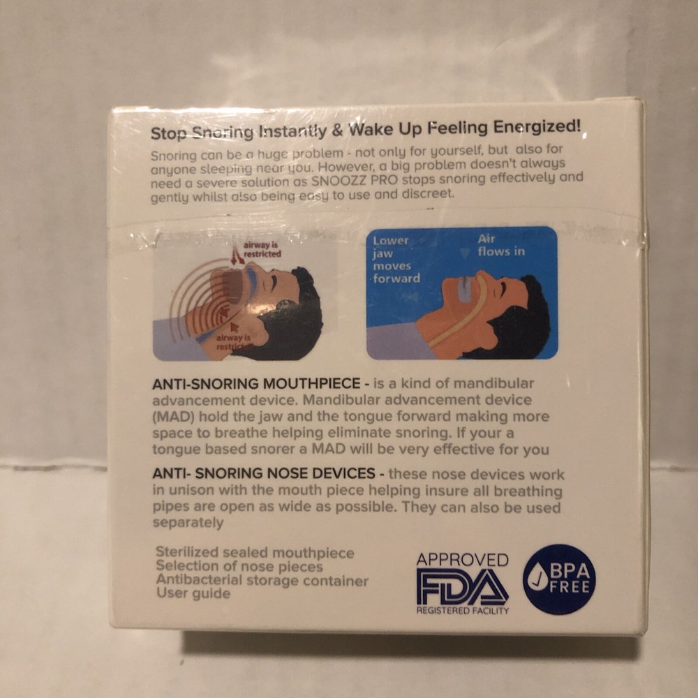 Holistic Essential SNOOZ PRO Ultimate, Snore Stopper Pack