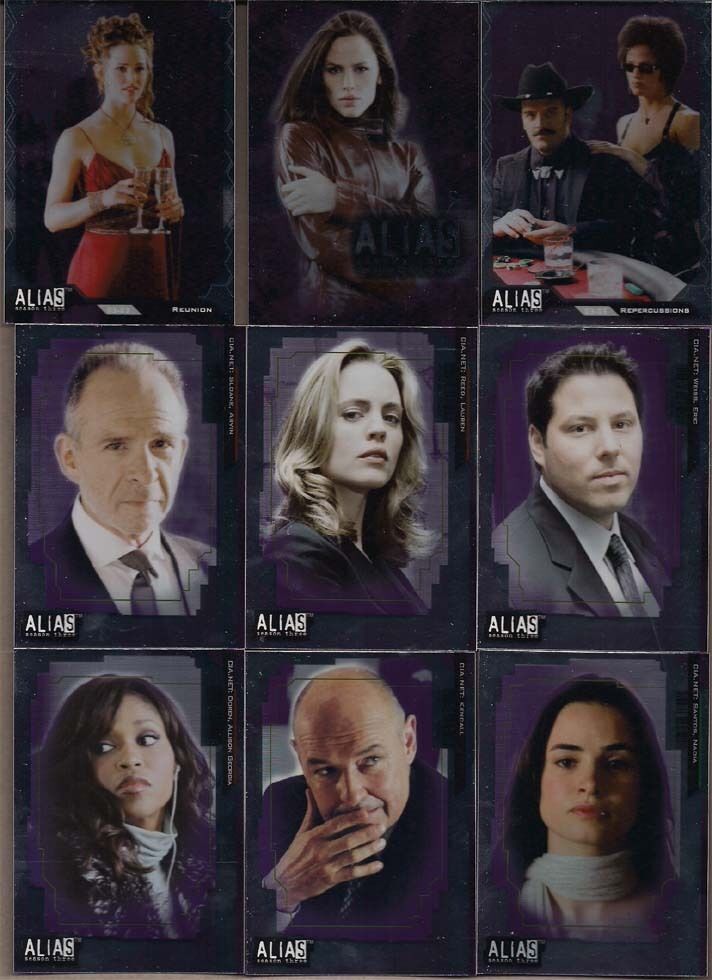 Alias Season 3 Complete 81 Card Basic Set
