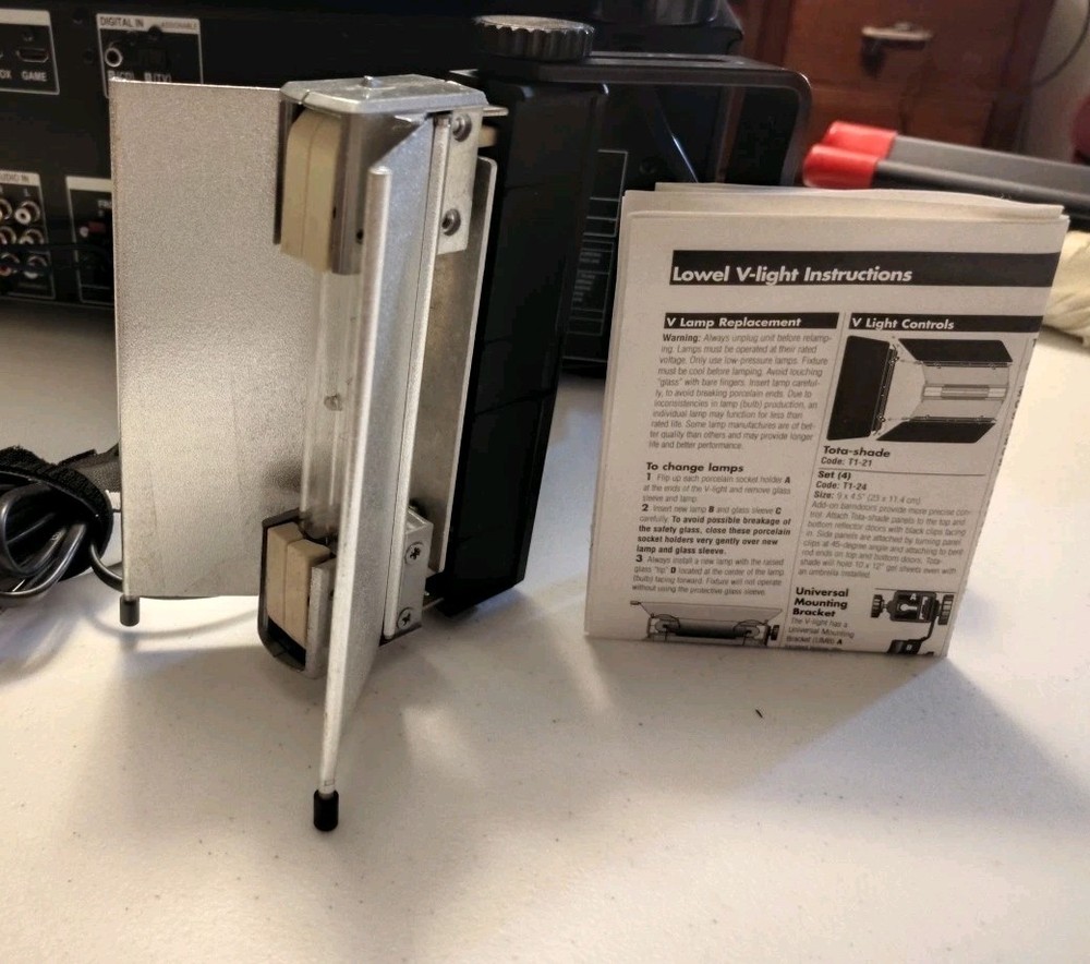 Lowel V light halogen filmmaking videography