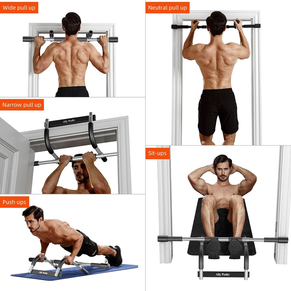 Pull up Bar for Doorway,Multiple Levels Width Adjustable Pull up Bar Accurately
