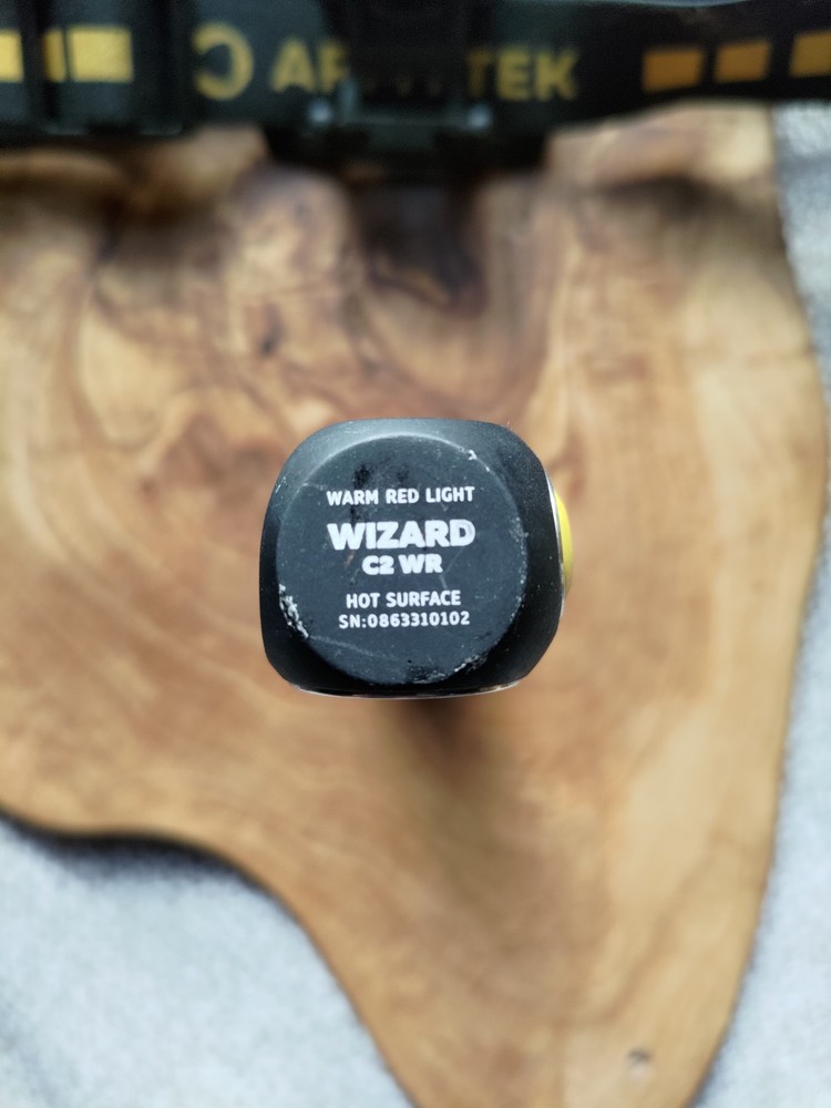 Armytek Wizard C2 White/Red Headlight 18650 Flashlight