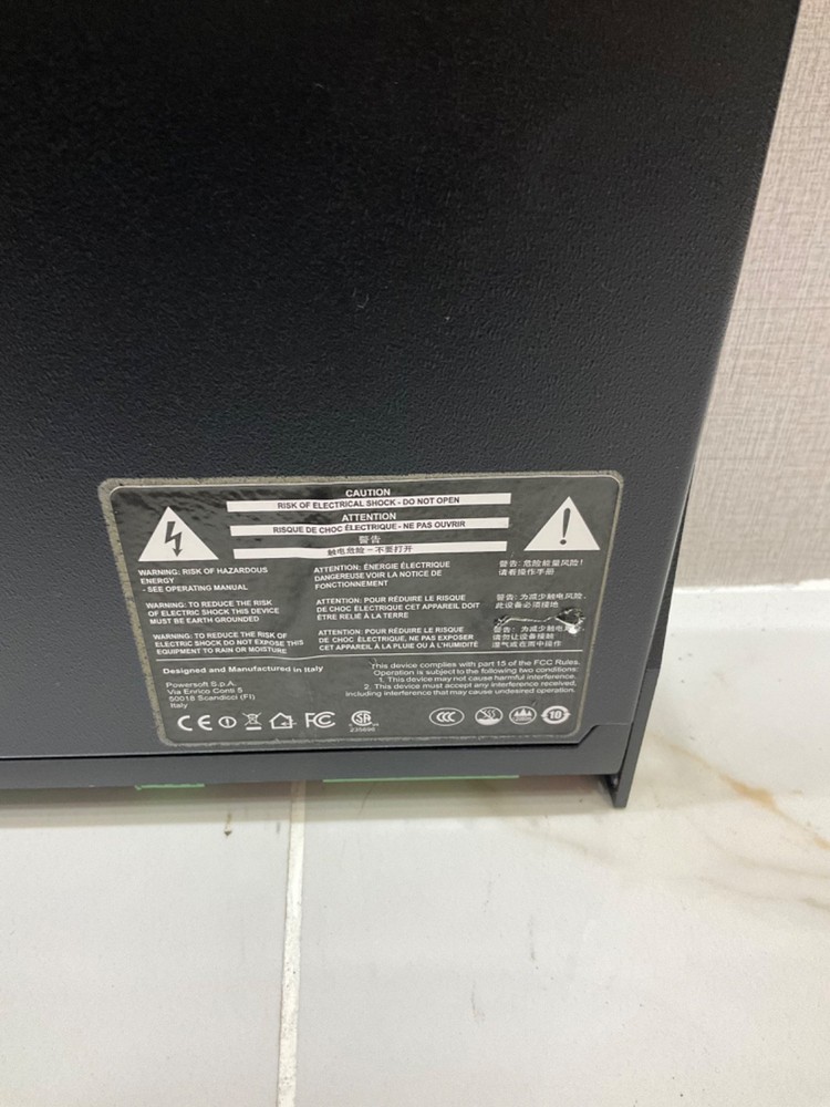 POWERSOFT QUATTROCANALI 2404 DSP+D PROFESSIONAL AUDIO AMPLIFIER