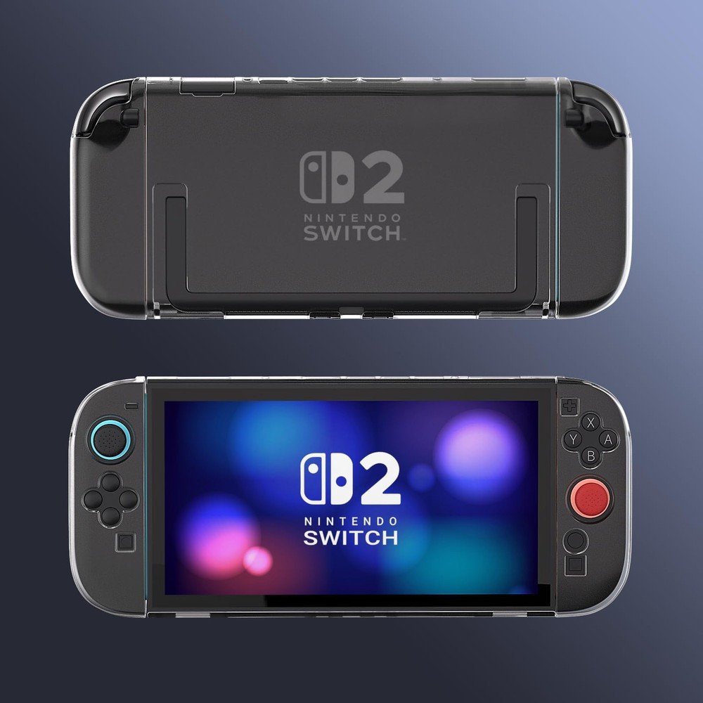 Switch 2 Dockable Case with Screen Protector - Clear 2 7.9inch,