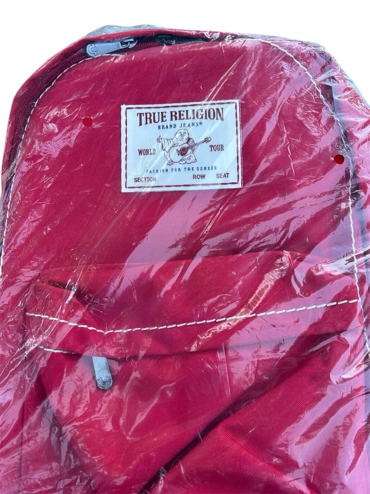 True Religion Red Backpack