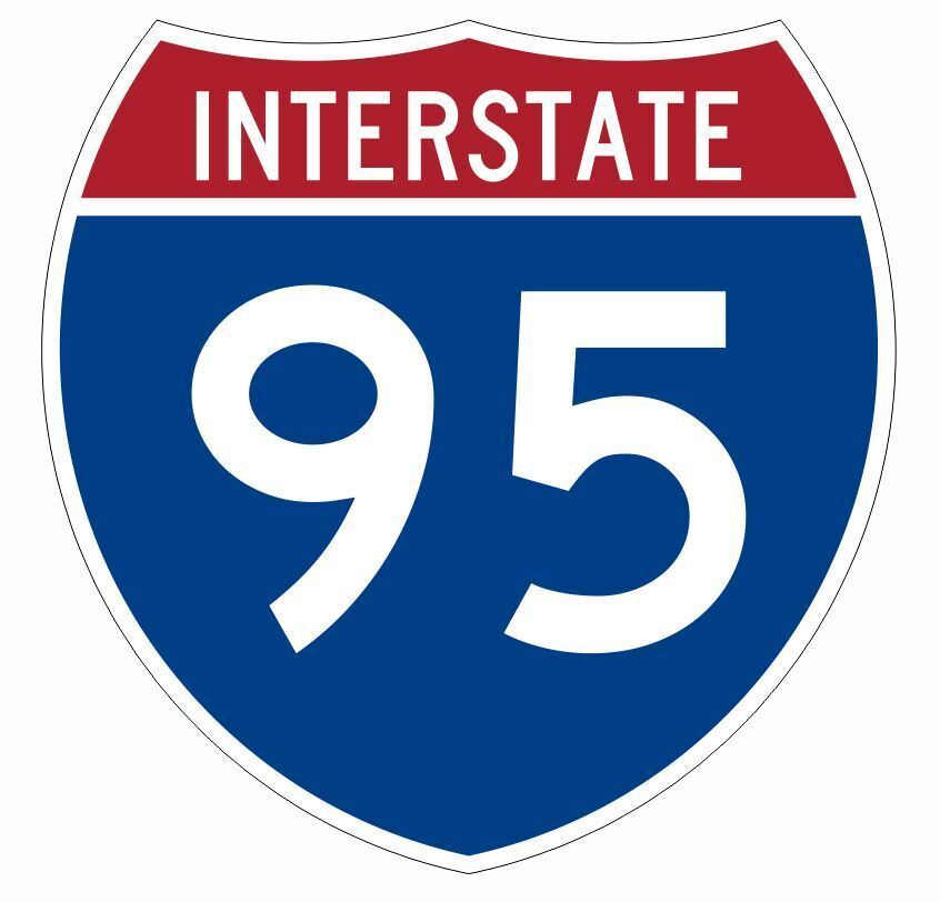 Interstate 95 Sticker Decal