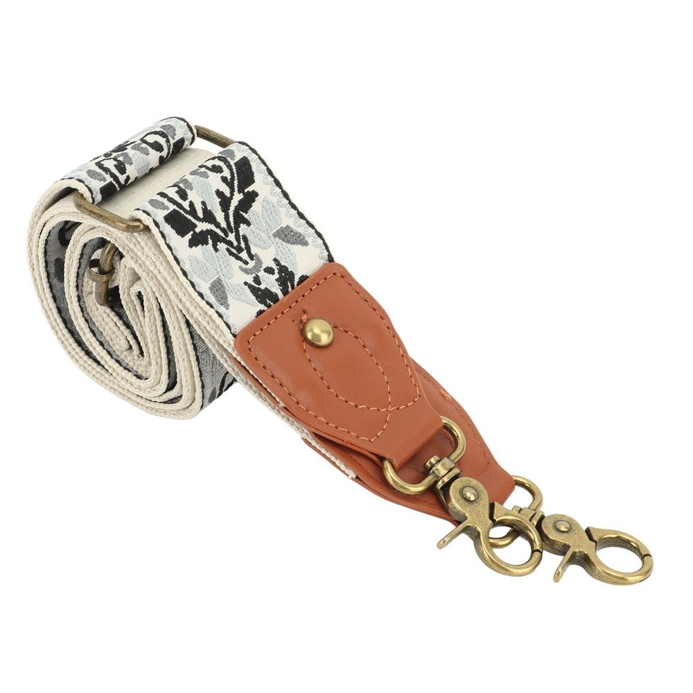 Embroidered Camera Strap Thickened Bohemian Style Floral Pattern Camera Neck