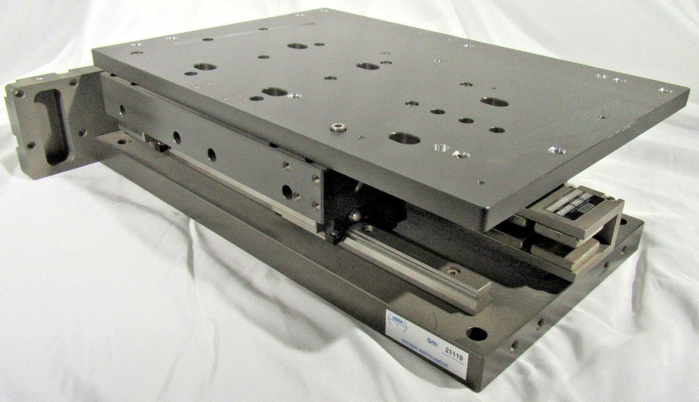 DOVER MOTION PRECISION LINEAR AUTOMATION STAGE W/ PLATE 21119