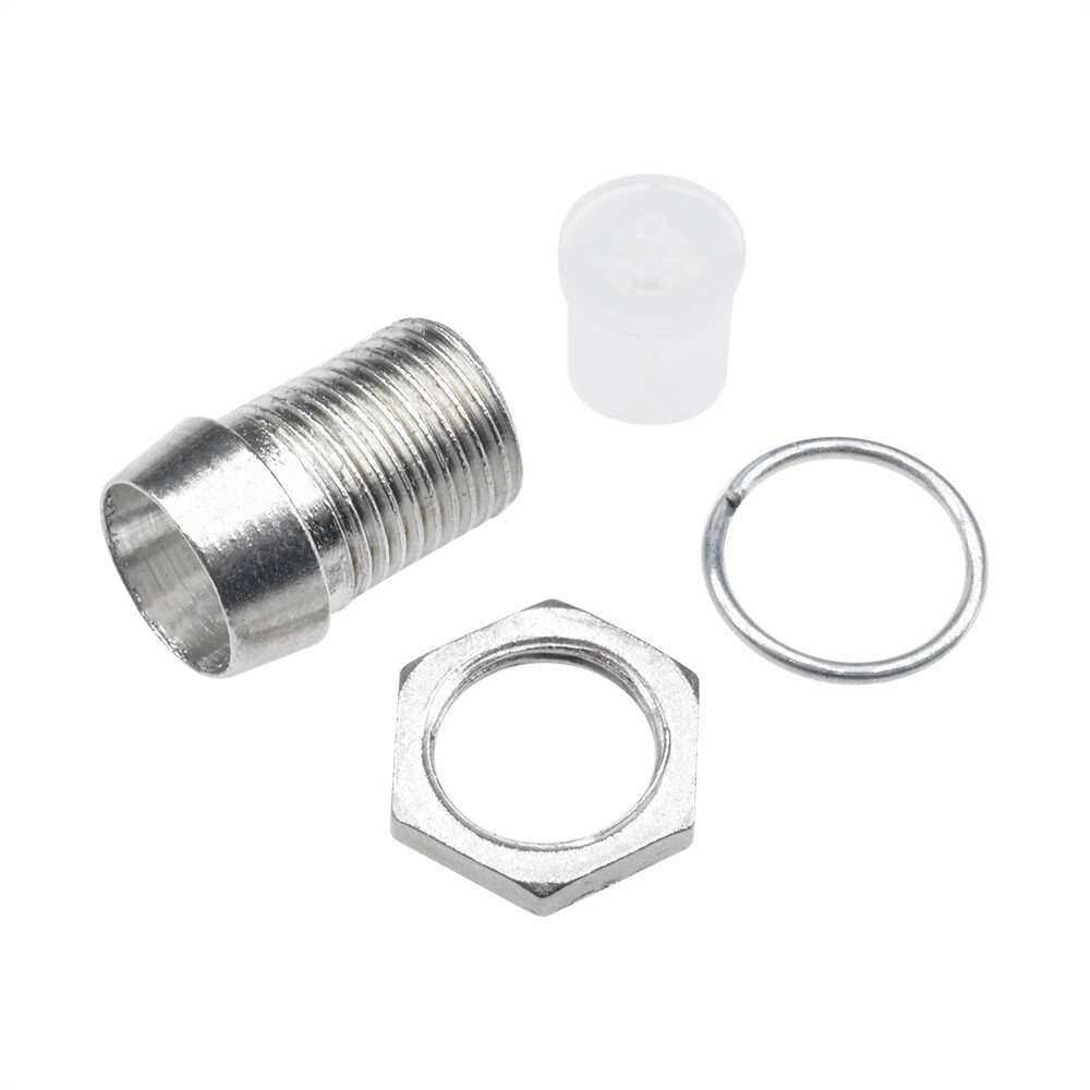 50PCS 5MM Chrome Silver Metal Bezel LED Holder Mount Panel Display Base Rubber