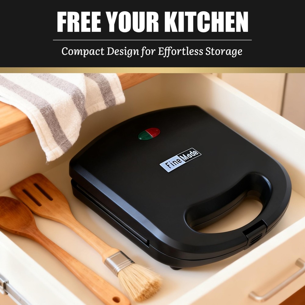 Mini Waffle Maker, Mini Waffle Iron, Waflera Electrica, Small Waffle Maker fo...